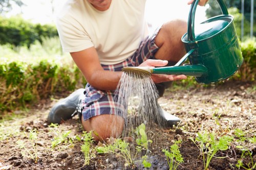 Local transfer station and waste separation for garden materials